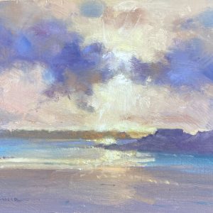 Luminous Sky over Thorne Island is an original oil painting by Jon Houser