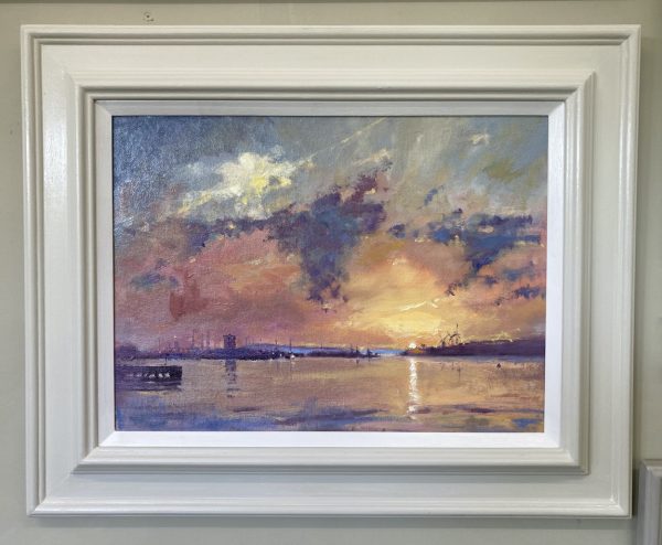 framed Sunset over the Haven